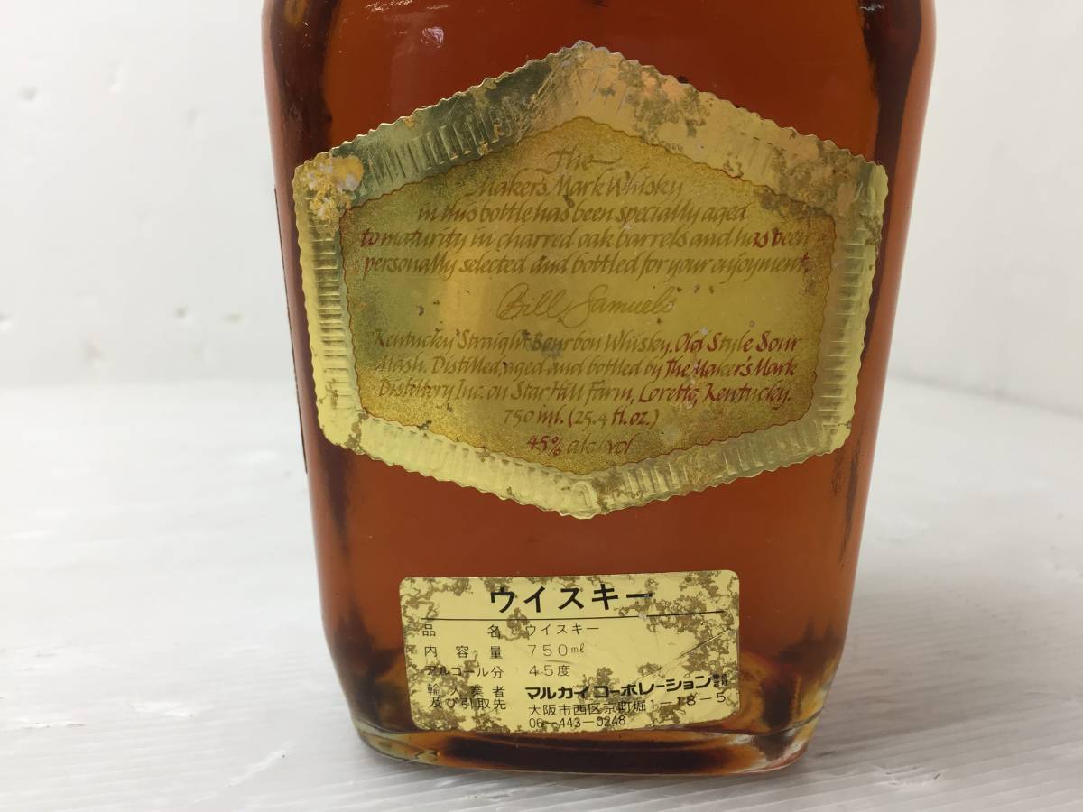 A★未開栓★ウィスキー Makers Mark メーカーズマーク