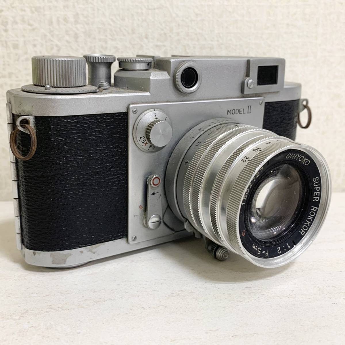 IK-15396 カメラ Minolta-35 モデルⅡ No.86338 CHIYOKO SUPER ROKKOR