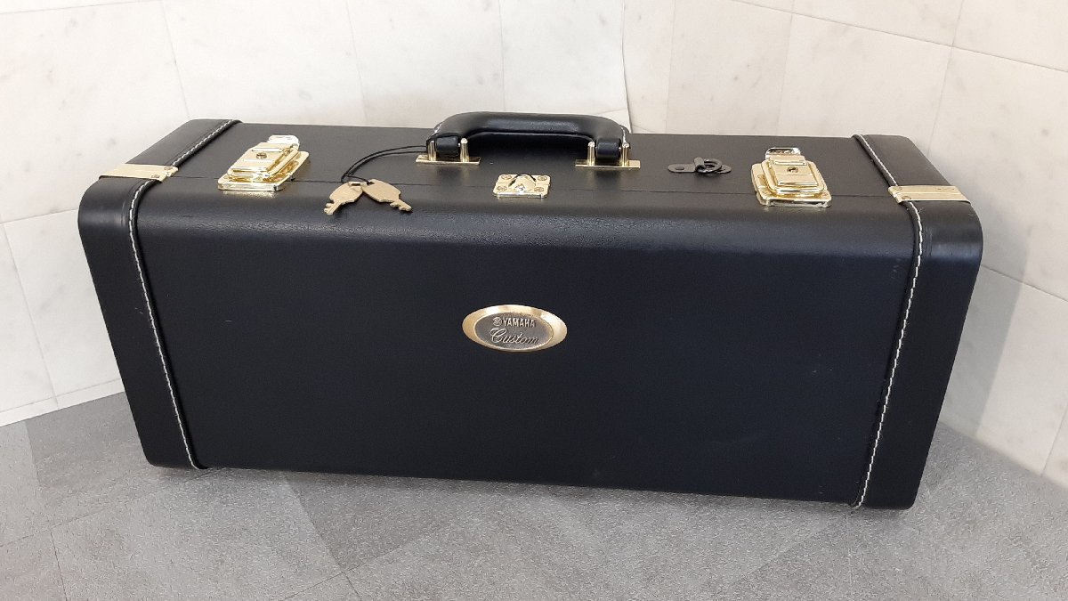 YAMAHA トランペット ケース付き 04S86□YAMAHA Custom トランペット用ダブルケース□