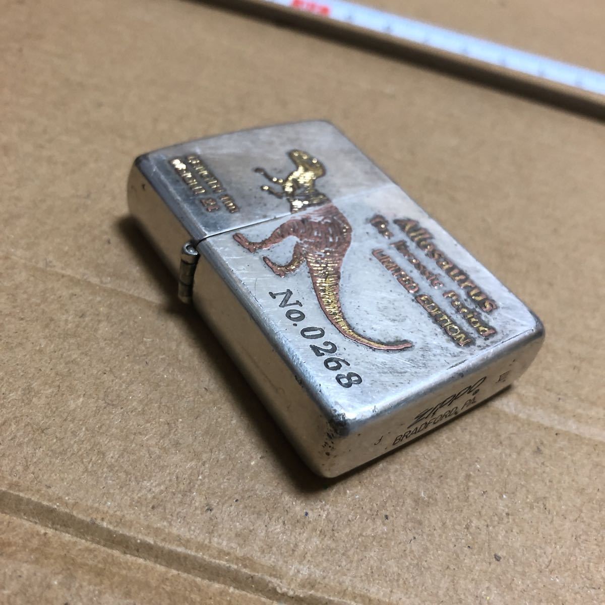 ZIPPO ジッポ ジッポー オイルライター 恐竜 アロサウルス allosaurus 