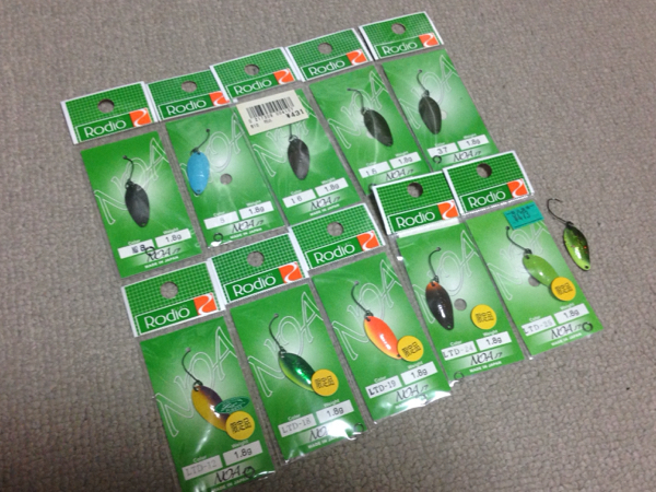 ★美品！★ロデオクラフト ノア1.8g（LTDカラー他）10枚+オマケ