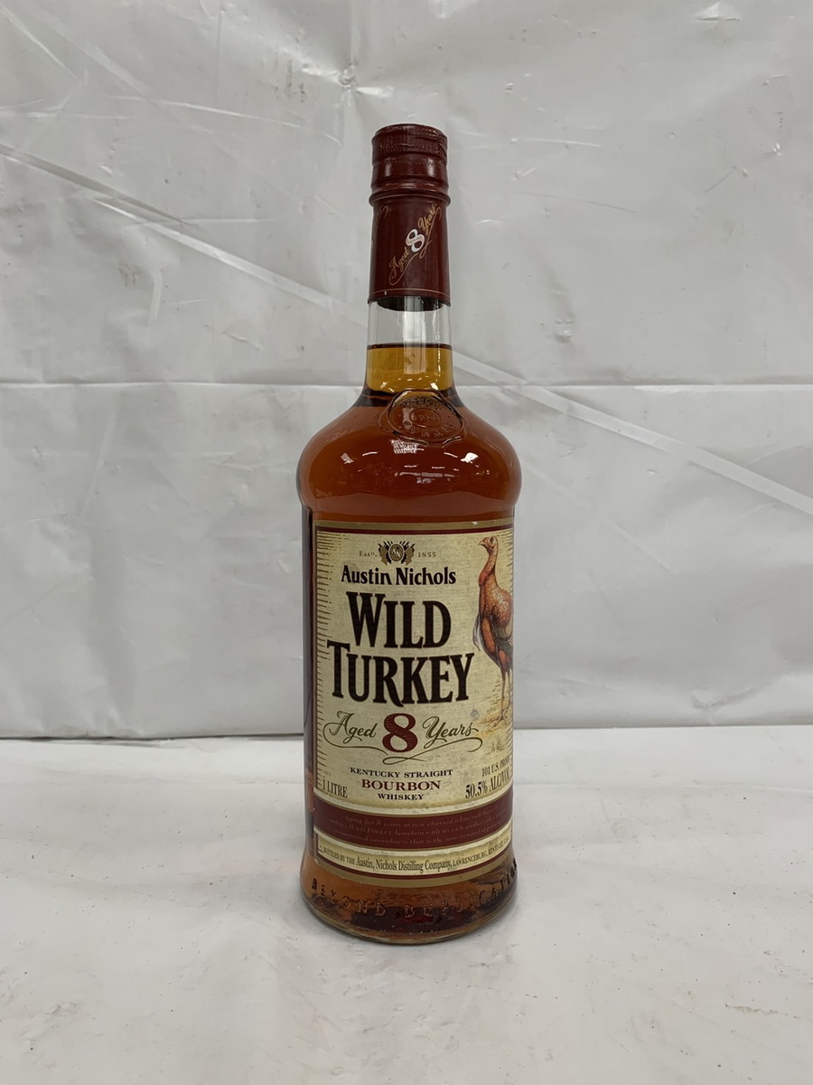 5-18】未開栓 WILD TURKEY Aged 8 Years ワイルドターキー 8年 旧ボトル 旧