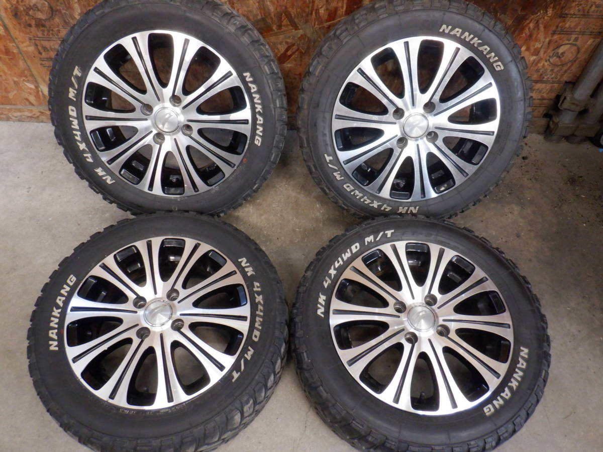 165/65R14 NANKAN NK4×4WD M/Tマッドタイヤ＆ 14×5J+45 PCD100 4H BEOアルミホイール 4本 ...