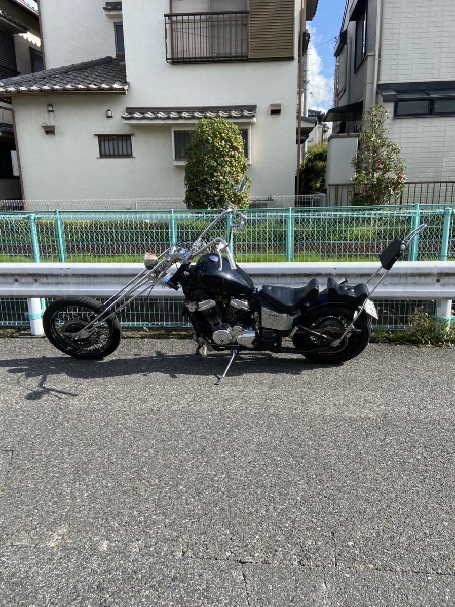 ホンダ スティード400 NC26 実動 カスタム チョッパー ロングフォーク 車検令和4年9月迄 不具合なし 