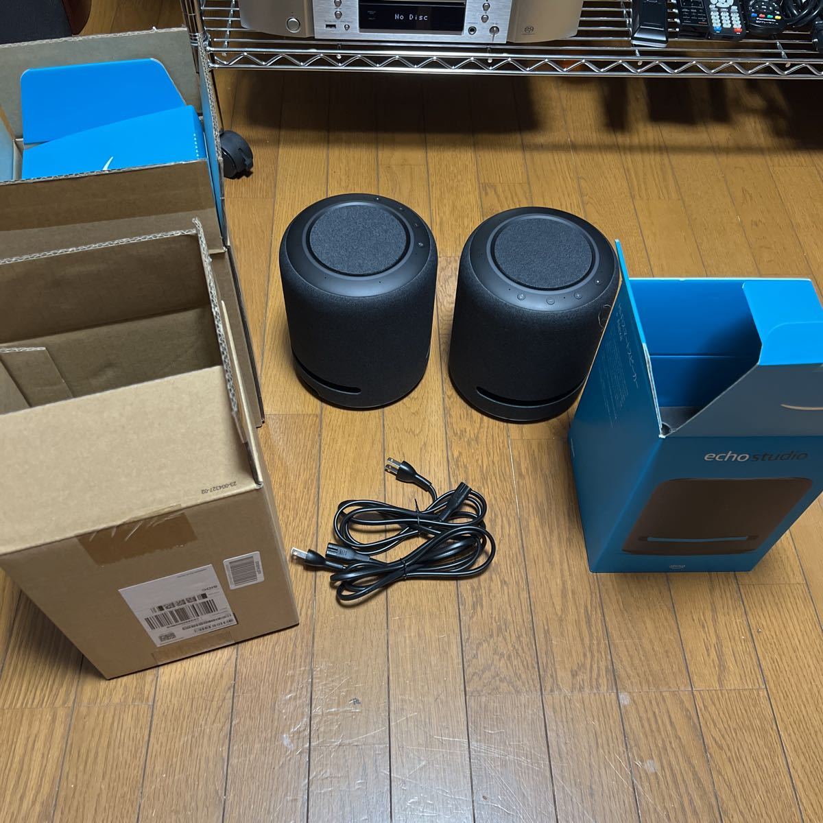 Amazon echo studio　（中古、2022年購入品）　2台セット echo studio 中古2台セット Amazon Echo Studio (アマゾンエコー