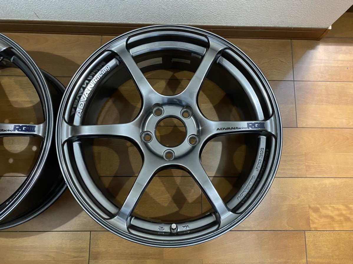 ADVAN Racing RG3 18インチ 7.5j +48 114.3 アドバンレーシング RGⅢ 2 