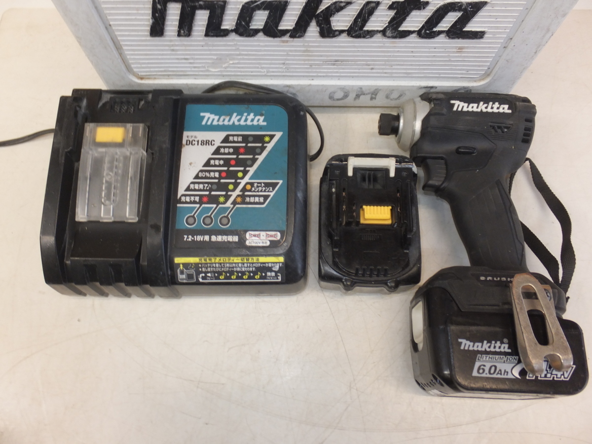 新作，定番人気 マキタ makita 充電式インパクトドライバ TD161D バッテリ BL1460B BL1430 充電器 DC18RC T セット(本体)｜売買されたオークション情報、yahooの商品情報をアーカイブ公開 - オークファン インパクトドライバ