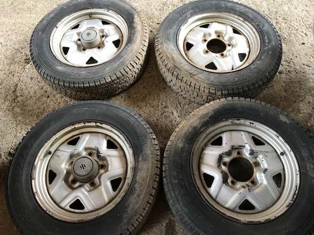 売り切り ジムニー 純正ホイール 4本セット スチールホイール 16インチ