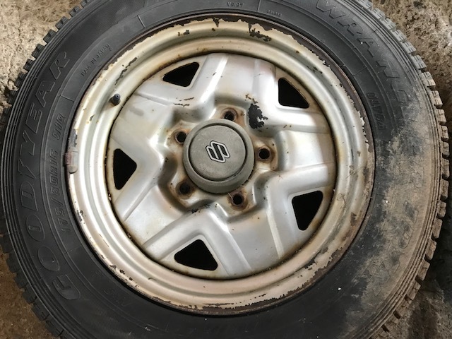 売り切り ジムニー 純正ホイール 4本セット スチールホイール 16インチ