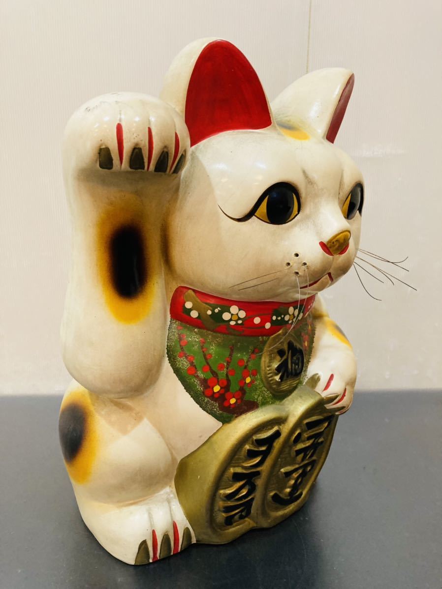 まねき猫 陶製 置物 一点物 【公式通販】