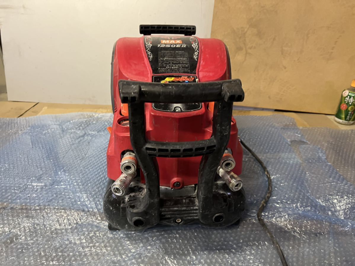 良品　低騒音MAXマックス★高圧AK-HH1250E2エアコンプレッサー 良品 工具&frasl;メンテナンス 低騒音 マックス(MAX) 満タン速いマックス☆高圧エア メンテナンス