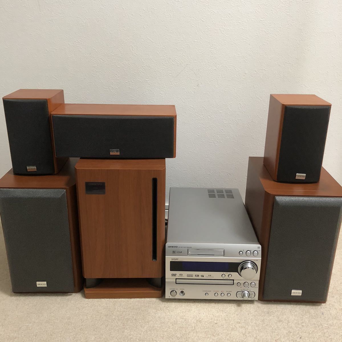 1円スタート】イチスタ 美品 ONKYO製 FR-UN7 UWA-9 5.1chサラウンド 