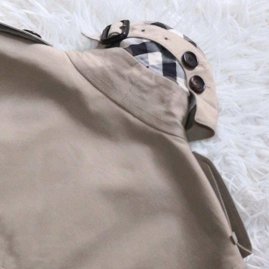 未使用級 バーバリー BURBERRY ケンジントン 34 S ノバチェック ロング トレンチコート ハニーベージュ 通勤 フォーマル ロンドン ケンジントン トレンチコート 未使用級 ロングトレンチコート - ケンジントン（メンズ