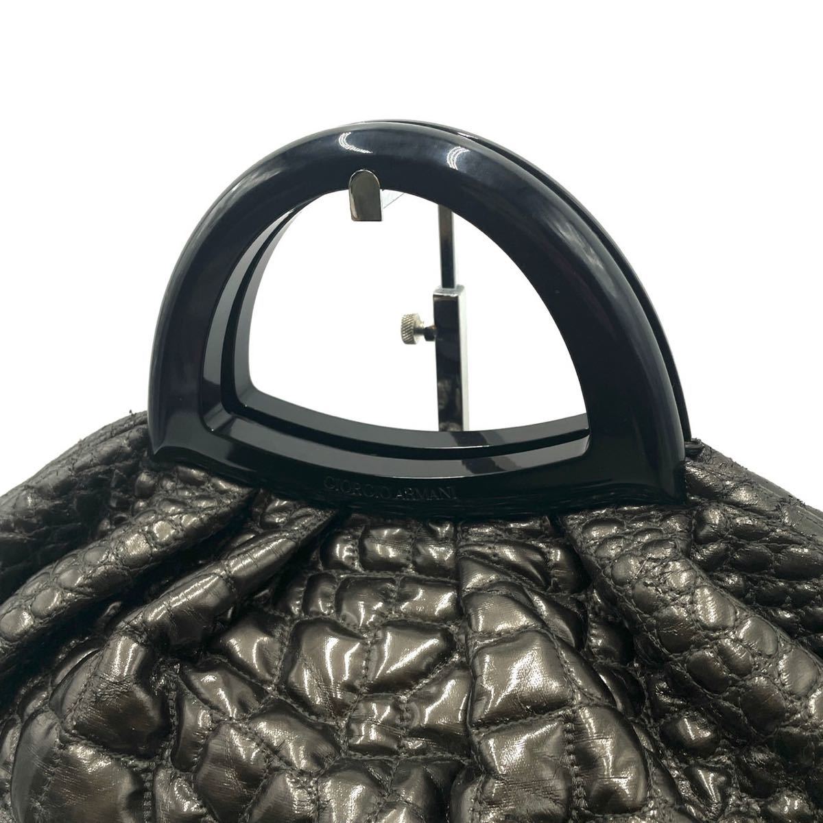 1円〜 【幻の一品】 GIORGIO ARMANI ジョルジオアルマーニ クロコ調 
