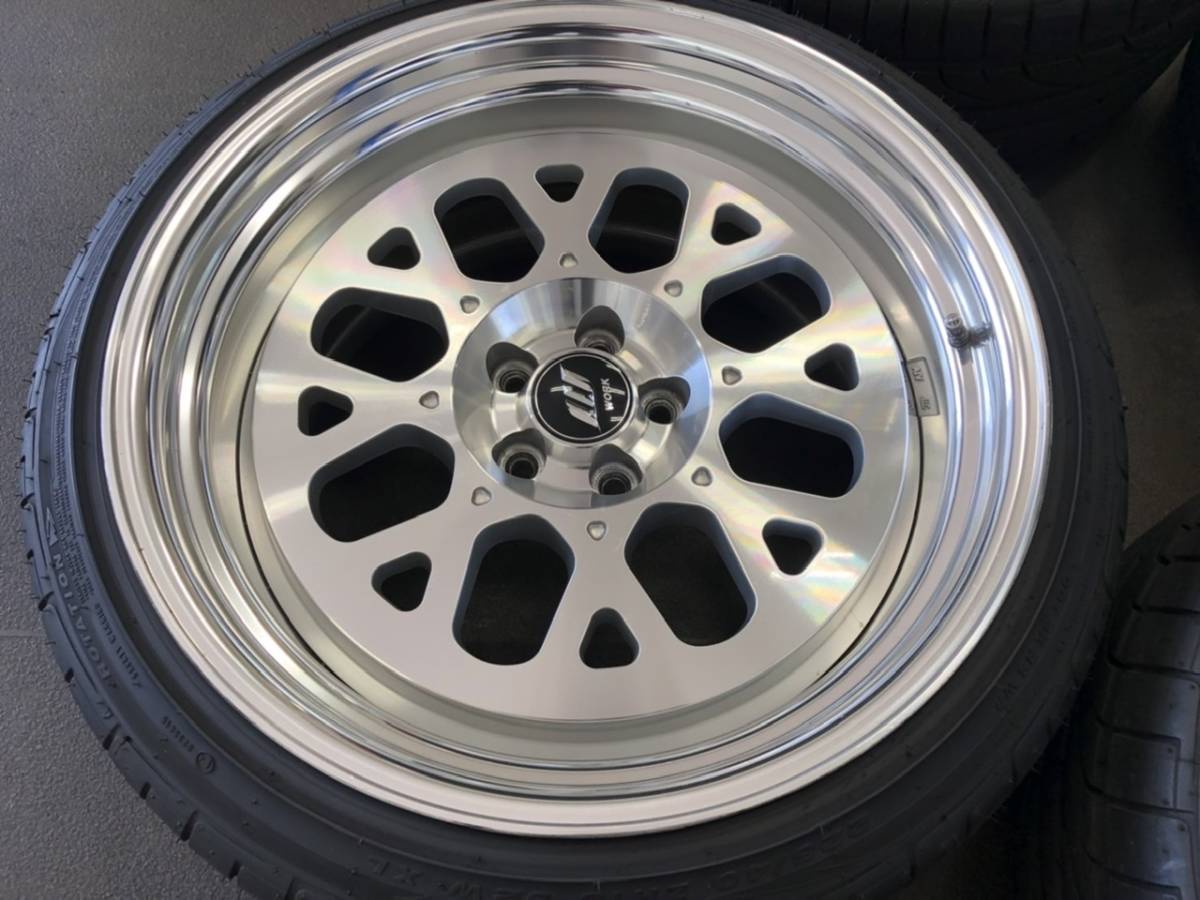シーカー GX 18インチ WORK ワーク Seeker S6X ホイール1本新品 9.5J + 