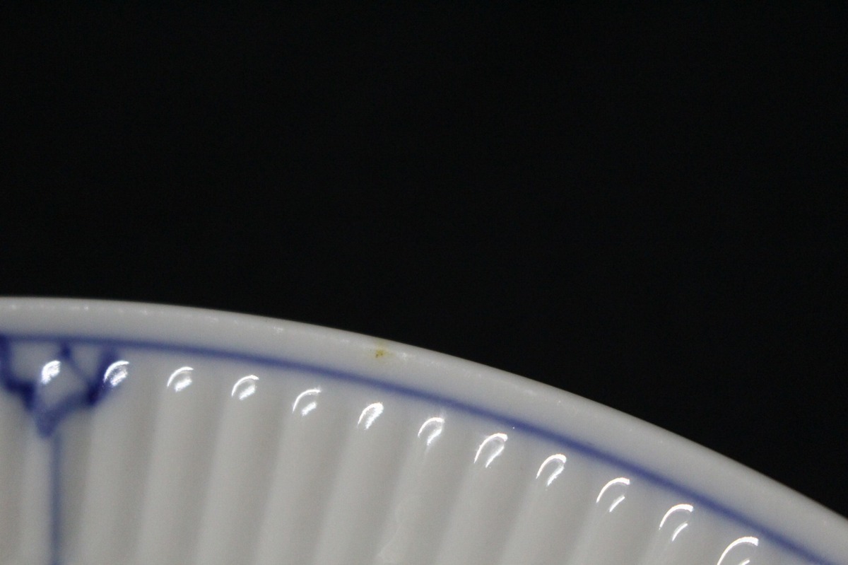 【8dP04471D】★1円スタート★ROYAL COPENHAGEN★ロイヤルコペンハーゲン★プレート★2枚★ブルーフルーテッドプレイン★皿★ブランド食器_9