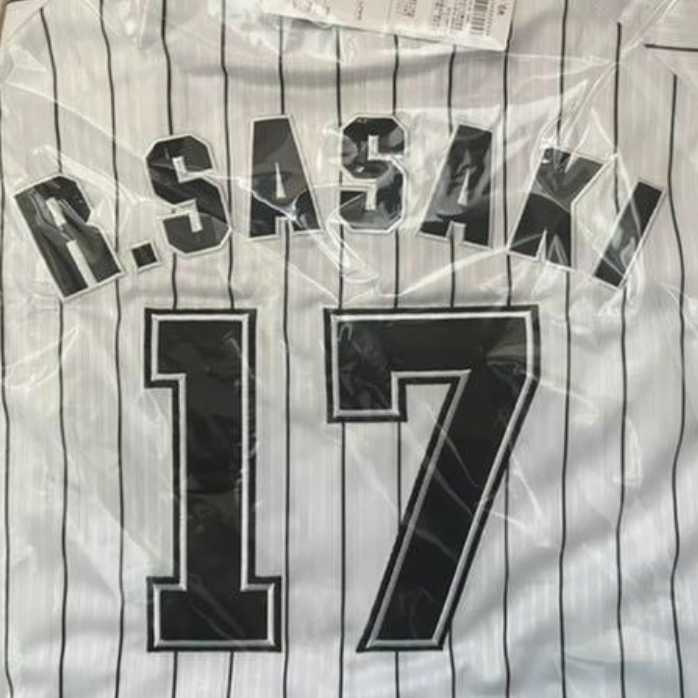 佐々木朗希ユニフォーム完全試合千葉ロッテマリーンズOサイズ