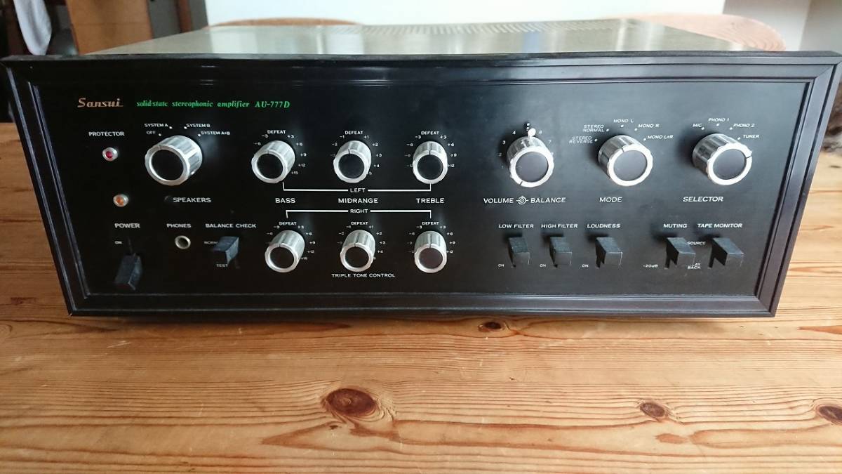 SANSUI AU-777D ジャンク品 AU-777D オーディオ機器 ジャンク品