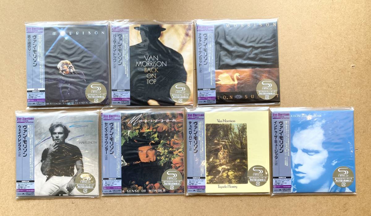 【新品，正規品】 ほぼ Van Morrison ヴァン モリソン 紙ジャケCD合計７枚セット SHM-CD Into The Music/A Sense Of Wonder/Tupelo Honey etc(Van Morrison)｜売買されたオークション情報、yahooの商品情報をアーカイブ公開 - オークファ V
