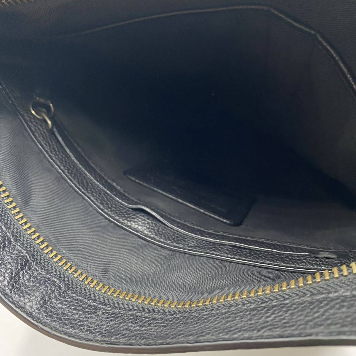 15 【美品】 コーチ COACH ショルダーバッグ サコッシュ ボディバック クロスボディ バワリー 肩掛け 斜め掛け ブラック 黒 レザー 革 ショルダーバッグ サコッシュ COACH COACH(コーチ) ターンロック ヌメ革