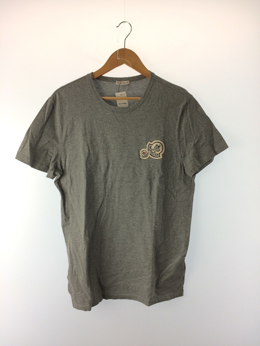 【最安値，お買い得】 MONCLER Tシャツ/L/コットン/GRY/MAGLIA T-SHIRT/E20918032500 8390Y(その他)｜売買されたオークション情報、yahooの商品情報をアーカイブ公開 - オークファン Lサイズ