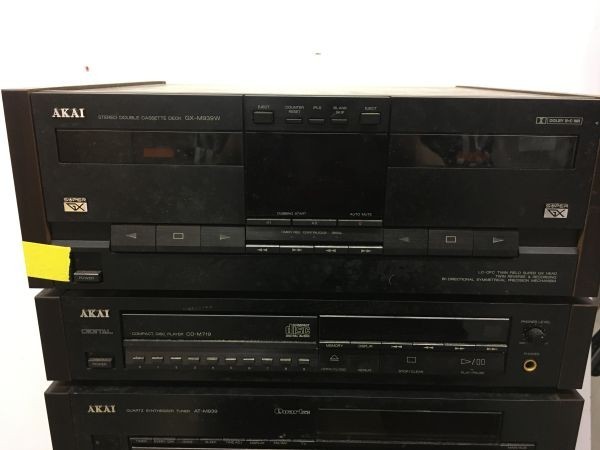 AKAI GX-M712W アカイCD カセット レコード チューナー グライコ 
