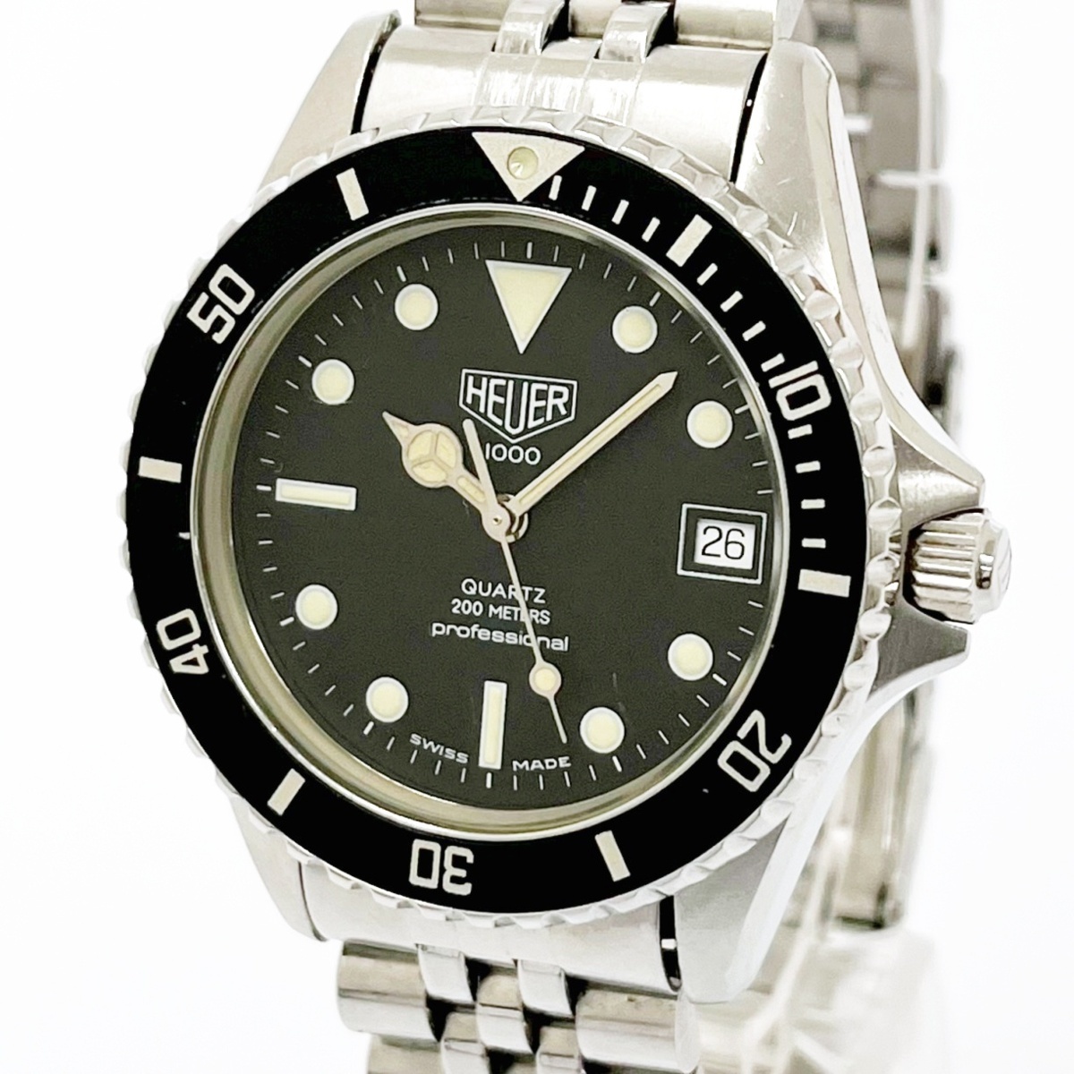 1円スタート】Heuer ホイヤー 980.113L プロフェッショナル 200M 