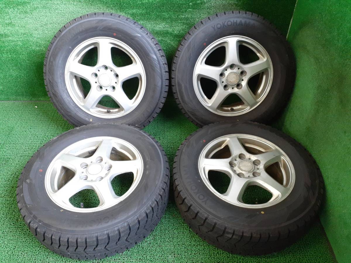 ヨコハマ アイスガード iG60 205/65R15 社外汎用ホイール付バリ溝 