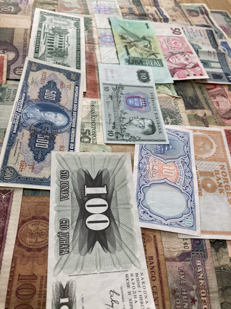 2026年最新Yahoo!オークション 旧紙幣 BANKNOTES おまとめ100枚 香港