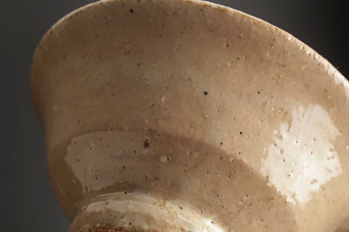 古美術 李朝 粉引 盃 小碗 DT357 美術品・アンティーク