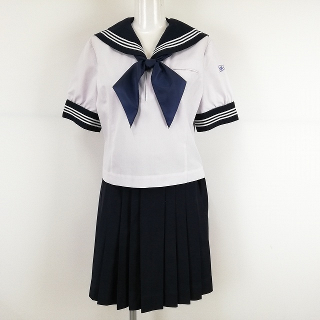 1円 セーラー服 スカート 上下3点セット 175A 大きいサイズ オリーブデ 