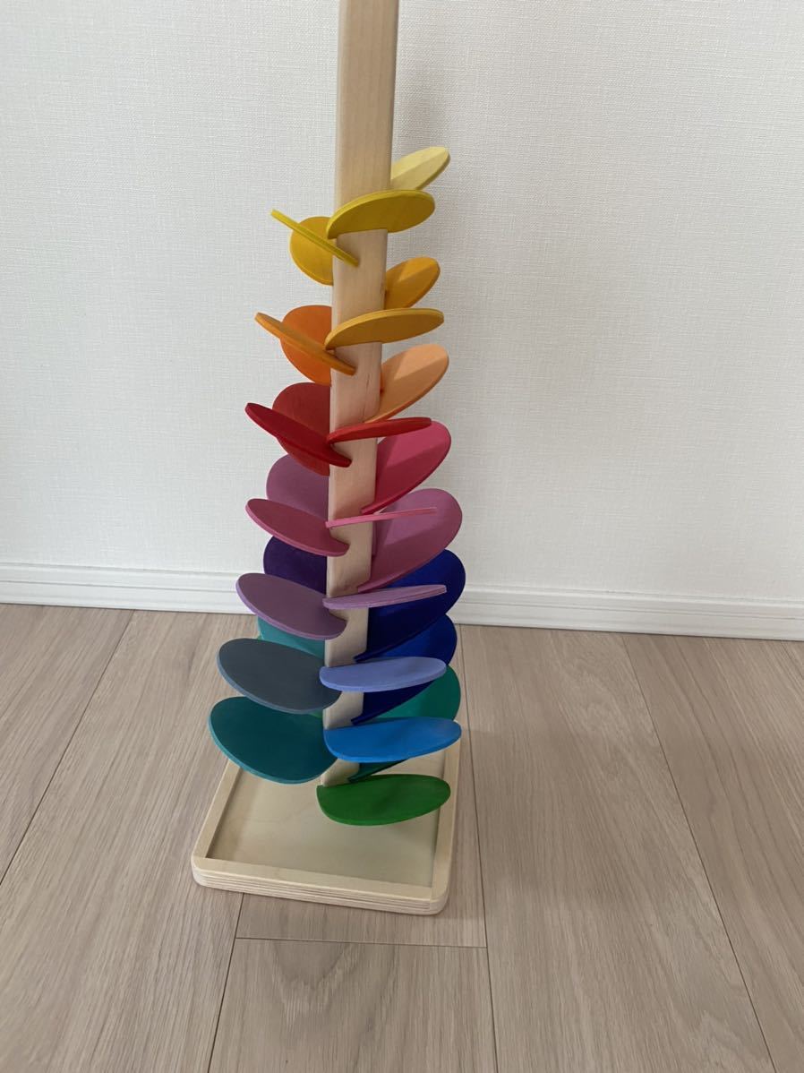 12/23までの限定価格】ボーネルンド カラコロツリー Sサイズ ビー玉6個