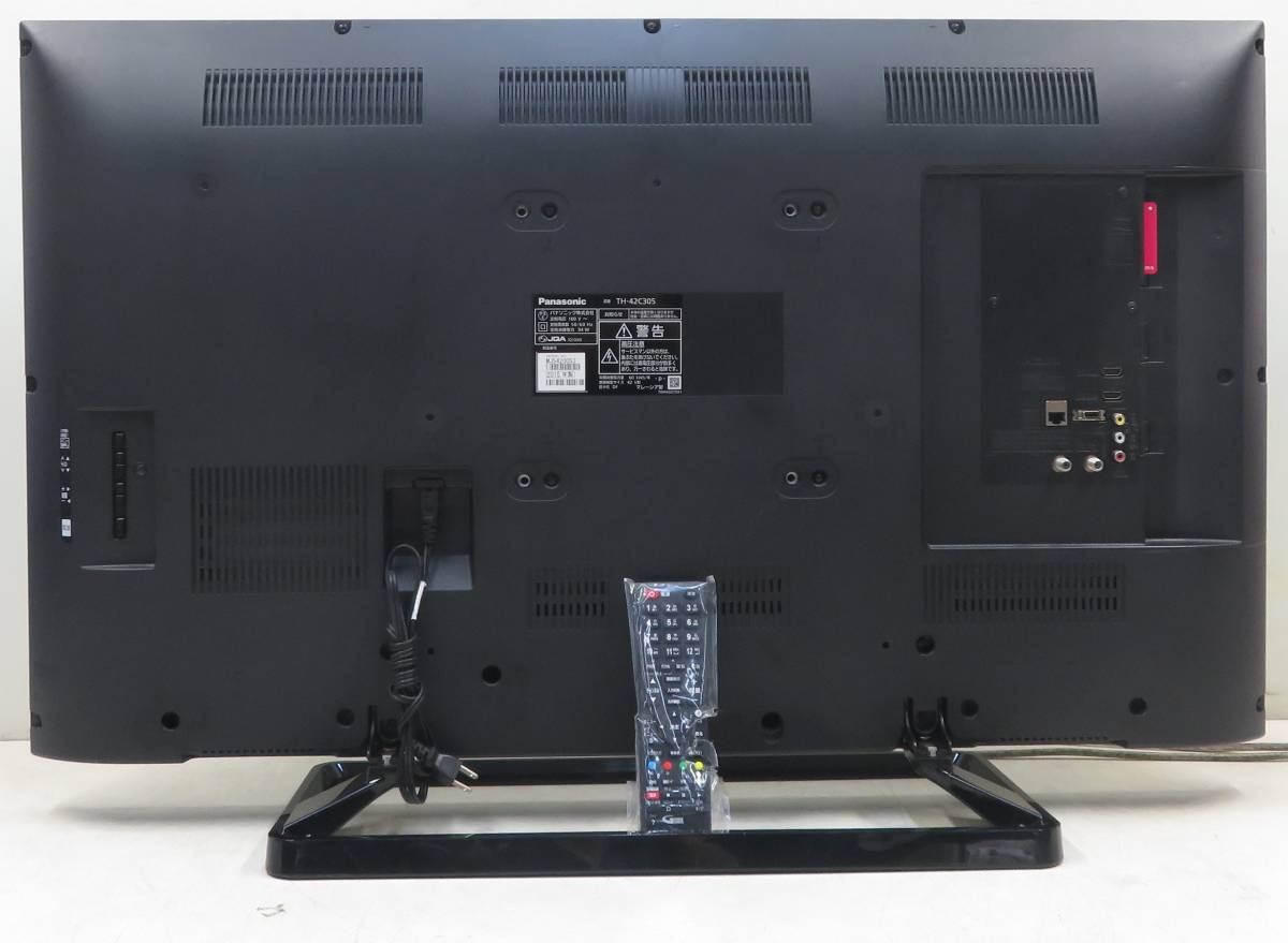 0053) Panasonic TH-42C305☆プルハイビジョン液晶TV 42型 ☆ LED 