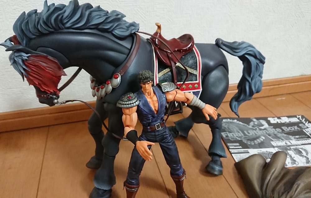 ☆即発送☆開封品 北斗の拳200X 海洋堂 北斗の拳 ケンシロウ＆黒王号