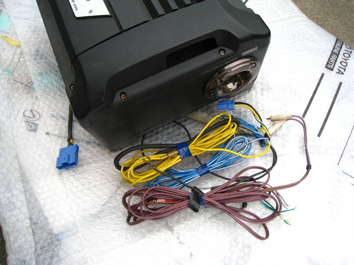 ◇ALPINE アルパイン アンプ内蔵 サブ ウーハー (MRP-M350 ⁄ SWD-2000