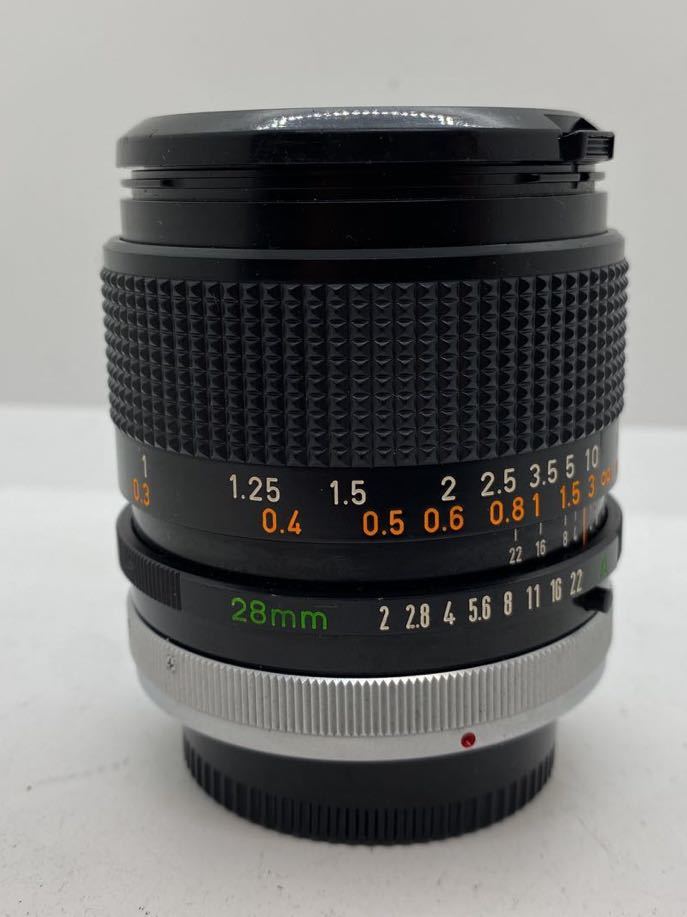 □希少Canon LENS FD 28mm 1:2 S.S.C. 単焦点 28mm Canon FD No One