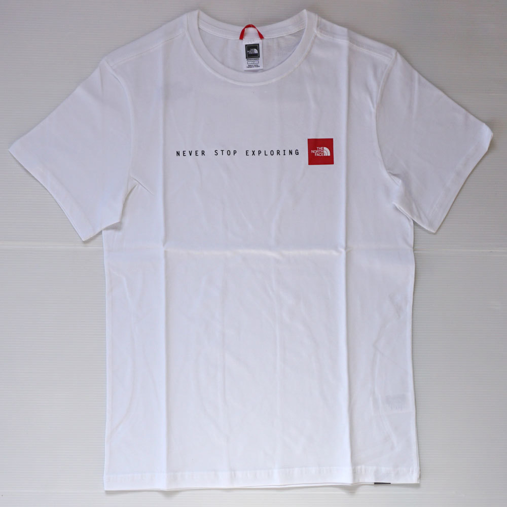  本物 THE NORTH FACE ザ ノースフェイス EUモデル Tシャツ 半袖 メンズ NF0A2TX4 ホワイト S(文字、ロゴ)｜売買されたオークション情報、yahooの商品情報をアーカイブ公開 - オークファン Sサイズ