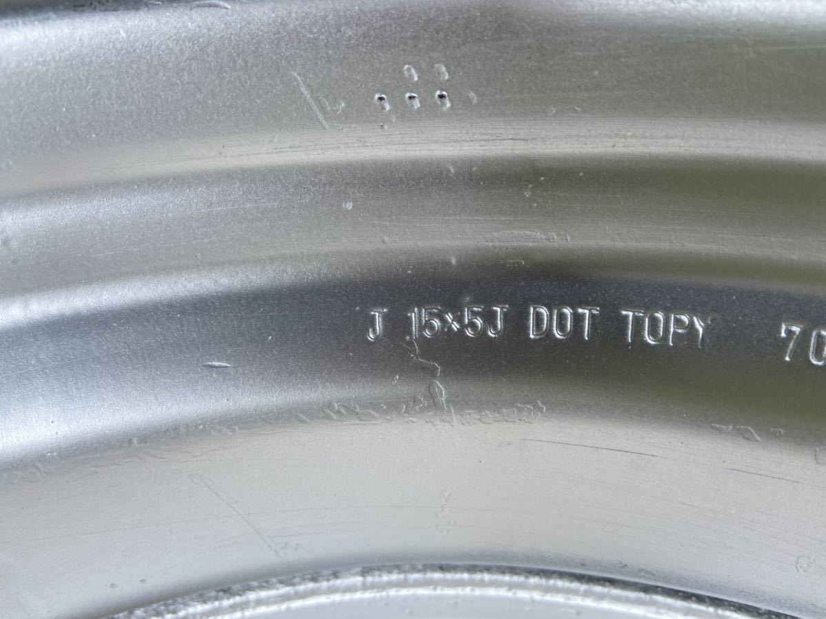 送料無料　ダイナ　トヨエース　デュトロ　THB 15×5J　5穴　両面再塗装　6本セット