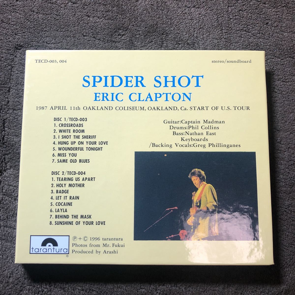 Tarantula　エリッククラプトン ERIC CLAPTON/SPIDER.SHOT TARANTURA2CD