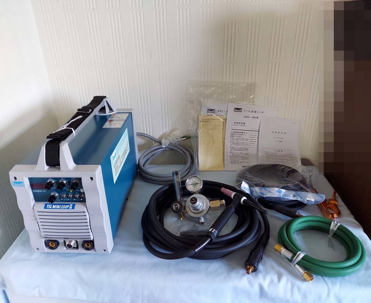 DAIHEN ダイヘン VRTPM-202 溶接機 TIG MINI 200PⅡ/TIG溶接トーチ AWX 
