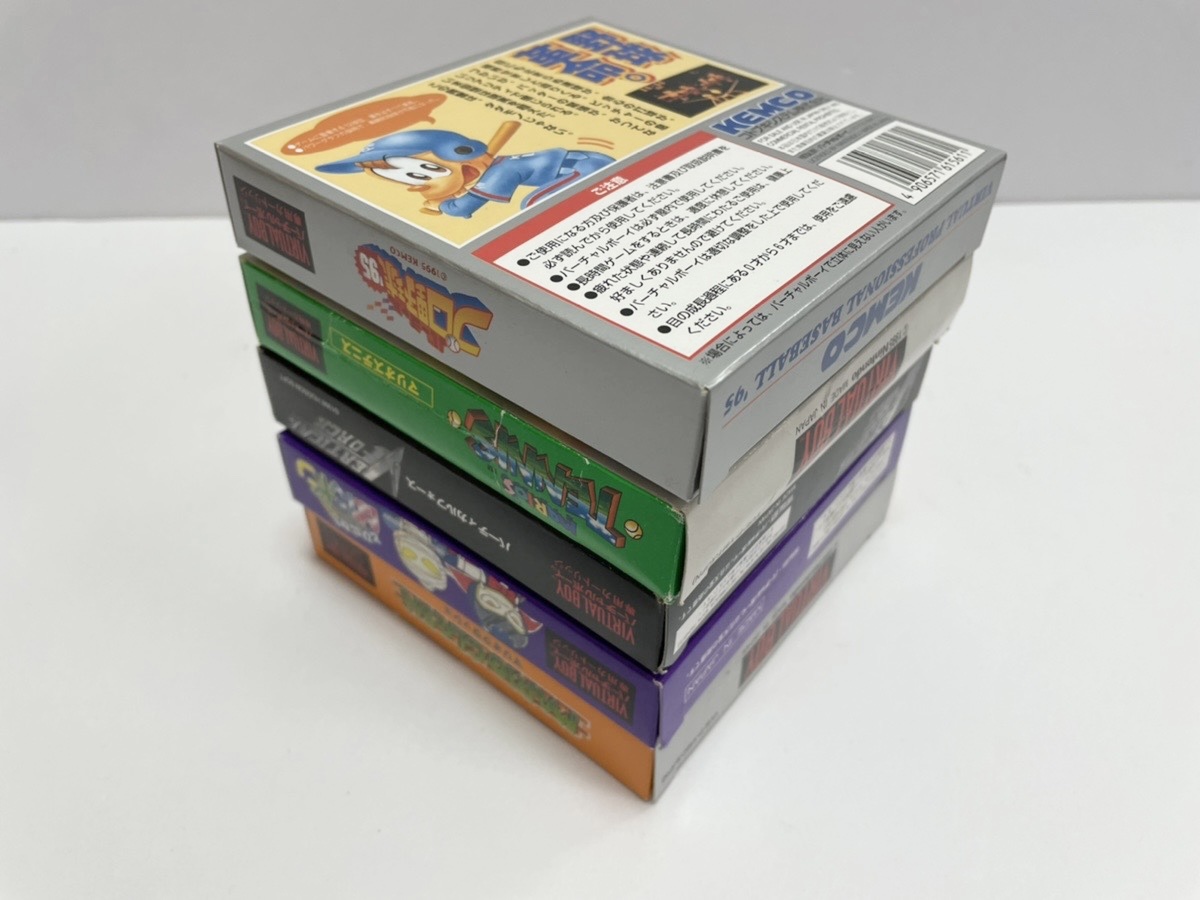 任天堂 バーチャルボーイ 本体 ソフト5本セット VB】バーチャルボーイ