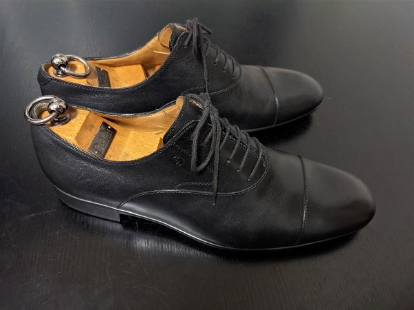 美品 グッチ 7 GUCCI ストレートチップ ソフトドレスシューズ 黒 604688 GUCCI グッチ ストレートチップ ブラウン ソフトドレスシューズ 0