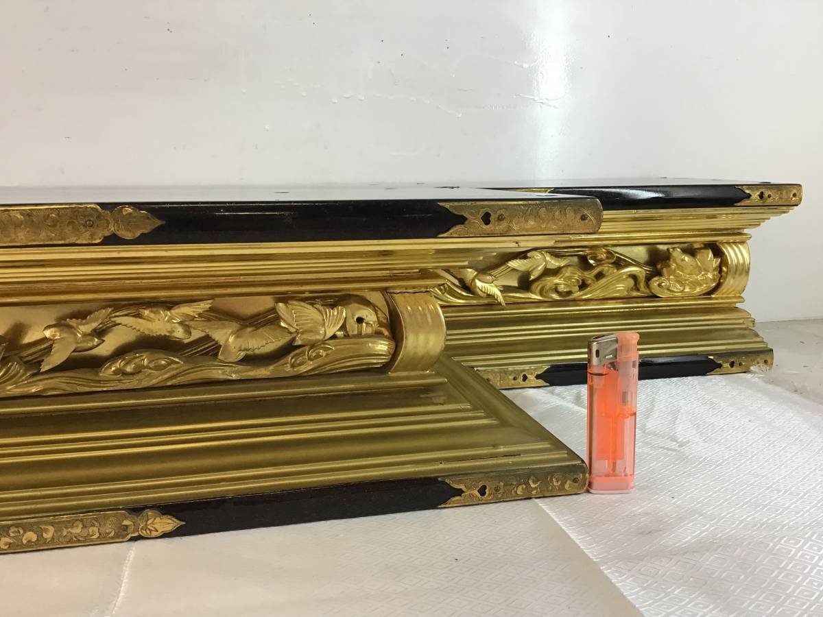  大き目の須弥壇 巾１ｍ３㎝(仏具一般)｜売買されたオークション情報、yahooの商品情報をアーカイブ公開 - オークファン 仏具一般