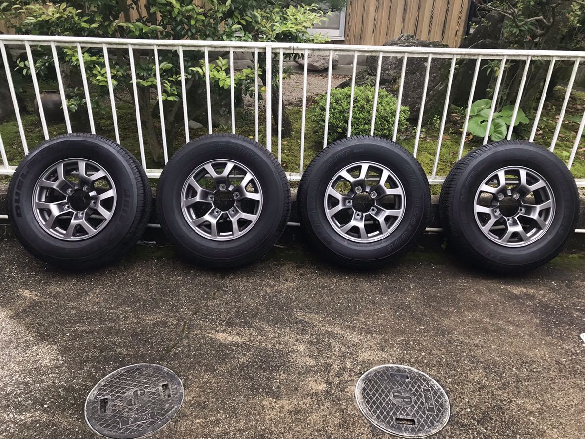 送料込み】スズキ ジムニーシエラ 15インチ純正アルミホイール4本 新車外し