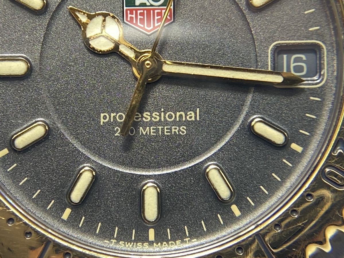 動品 ☆ TAG HEUER タグホイヤー WG1120-K0 電池交換済み 