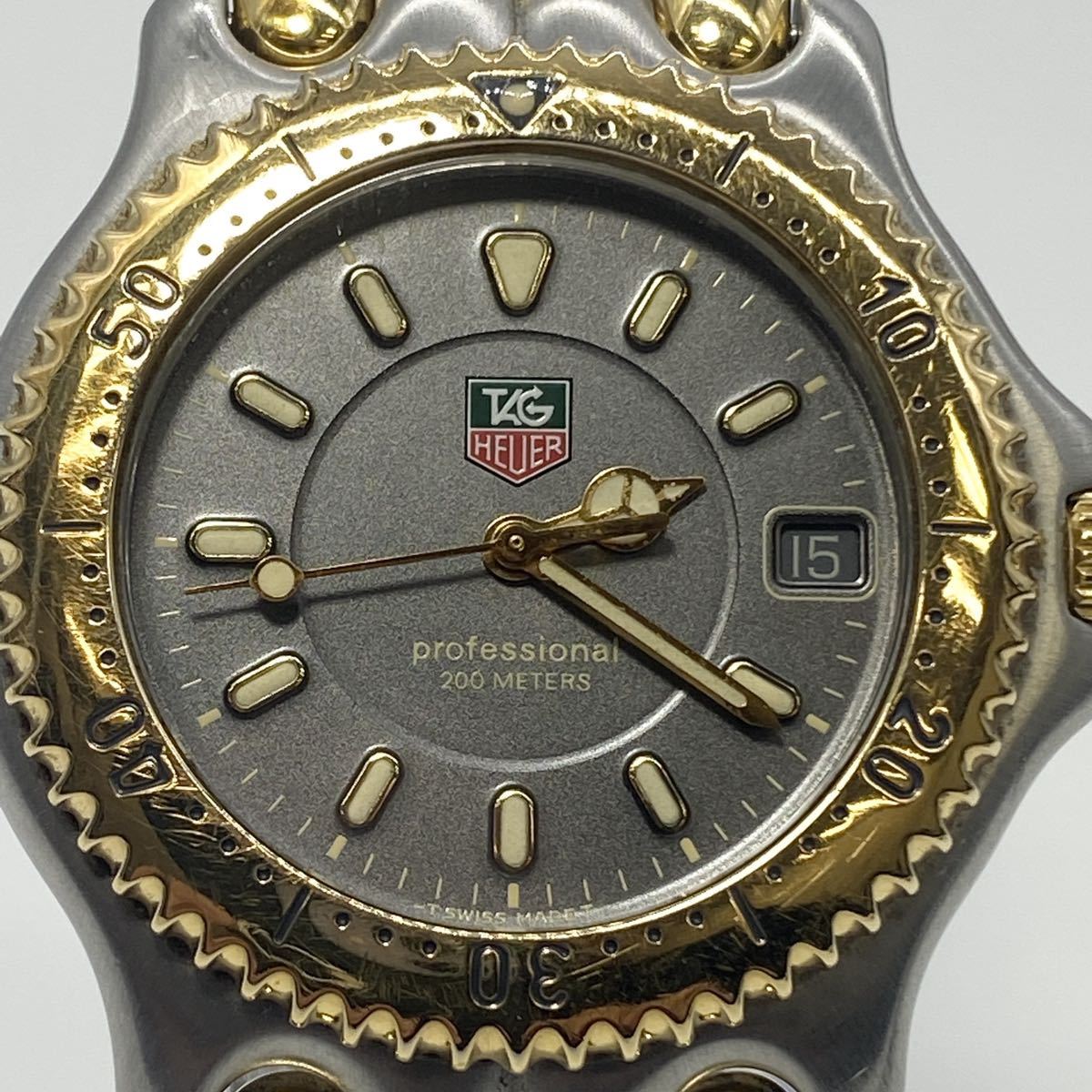 動品 ☆ TAG HEUER タグホイヤー WG1120-K0 電池交換済み 
