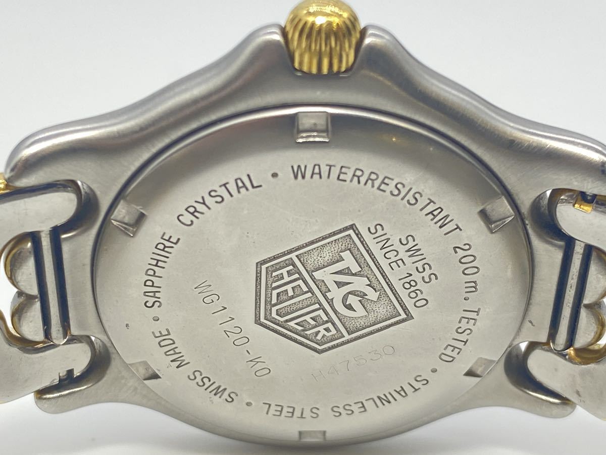 動品 ☆ TAG HEUER タグホイヤー WG1120-K0 電池交換済み 