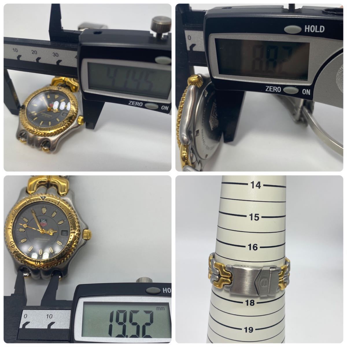 動品 ☆ TAG HEUER タグホイヤー WG1120-K0 電池交換済み 