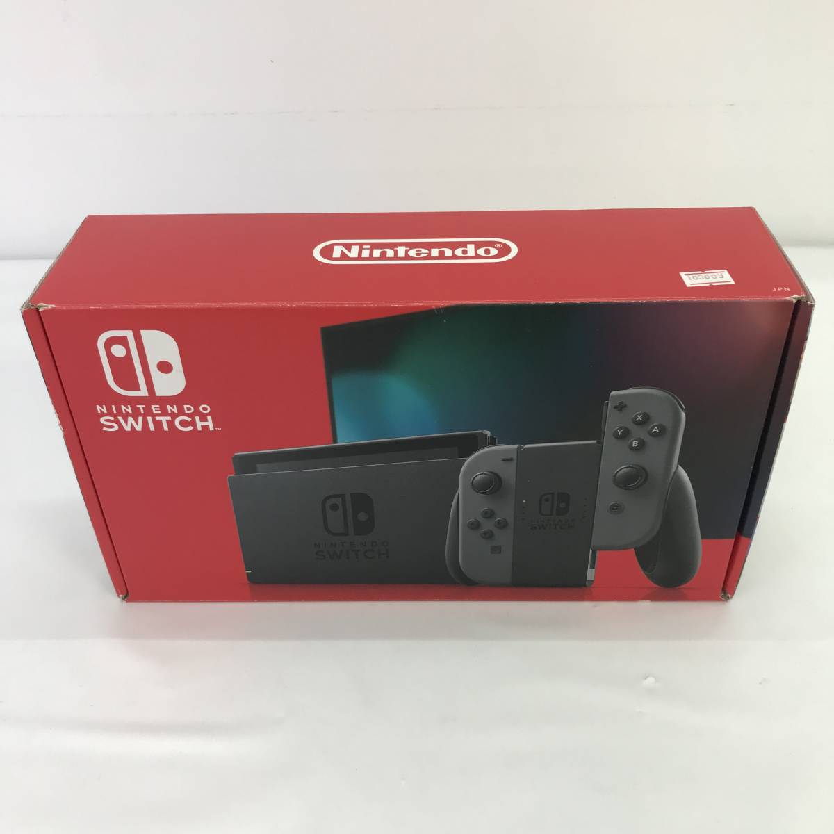 No.9352 ☆1円～【SW】Nintendo Switch 本体(新型XKJ～) Joy-Conグレー
