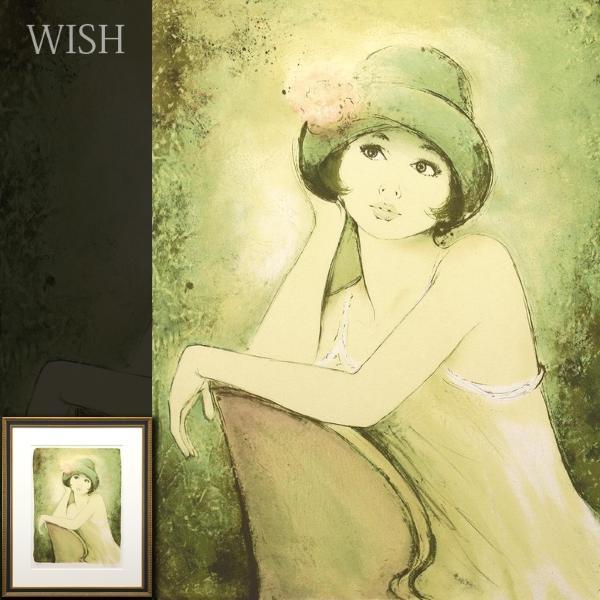 ベルナール・シャロワ Bernard Charoy シルヴィーの花束 真作】【WISH